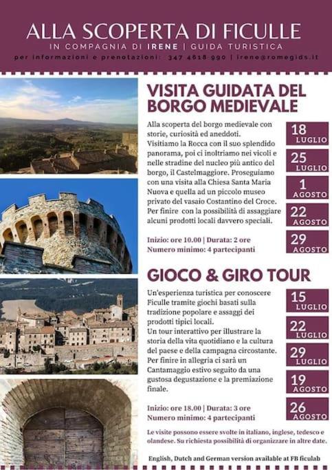 Casa Vacanza In Casale Vicino Orvieto Ficulle Εξωτερικό φωτογραφία
